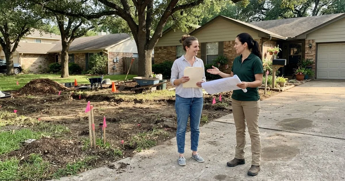 Permits, HOA rules, and property lines to check before a landscape design project