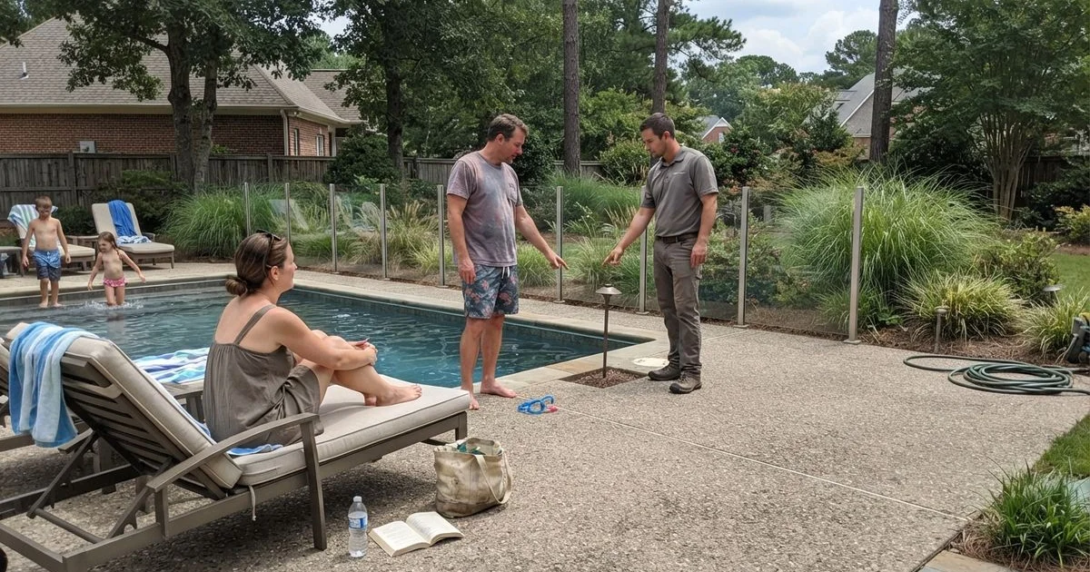 Safety features to plan for in a pool and outdoor living design