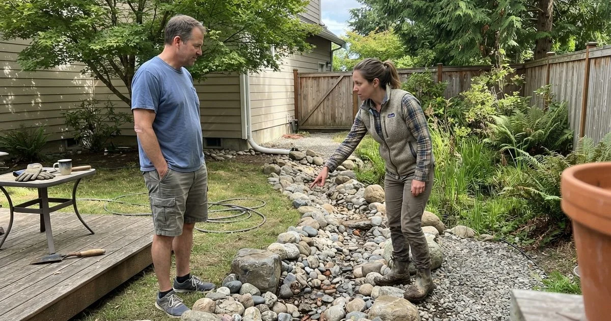 Standing water, drainage, and mosquito safety in yard design